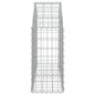 vidaXL Cesta de gaviones forma arco hierro galvanizado 100x30x60/80 cm vidaXL Cesta de gaviones forma arco hierro galvanizado 100x30x60/80 cm