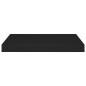 vidaXL Estantes flotantes de pared 2 uds MDF negro 50x23x3,8 cm vidaXL Estantes flotantes de pared 2 uds MDF negro 50x23x3,8 cm