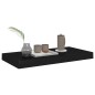 vidaXL Estantes flotantes de pared 2 uds MDF negro 50x23x3,8 cm vidaXL Estantes flotantes de pared 2 uds MDF negro 50x23x3,8 cm