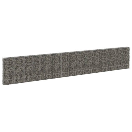 vidaXL Muro de gaviones con cubiertas acero galvanizado 900x30x150 cm