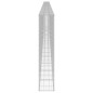 vidaXL Muro de gaviones con cubiertas acero galvanizado 900x30x150 cm vidaXL Muro de gaviones con cubiertas acero galvanizado 900x30x150 cm