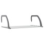 vidaXL Tendederos de ropa 2 unidades aluminio 53x33x18 cm vidaXL Tendederos de ropa 2 unidades aluminio 53x33x18 cm