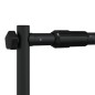 vidaXL Soporte de telón de fondo acero negro 254x243 cm vidaXL Soporte de telón de fondo acero negro 254x243 cm