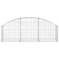 vidaXL Cesta de gaviones forma arco hierro galvanizado 150x30x40/60 cm vidaXL Cesta de gaviones forma arco hierro galvanizado 150x30x40/60 cm