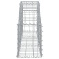 vidaXL Cesta de gaviones forma arco hierro galvanizado 150x30x40/60 cm vidaXL Cesta de gaviones forma arco hierro galvanizado 150x30x40/60 cm