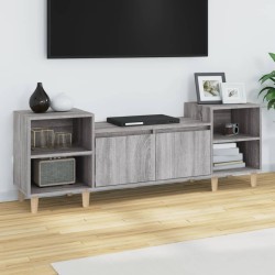 vidaXL Mueble para TV madera contrachapada gris Sonoma 160x35x55 cm