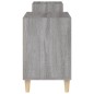 vidaXL Mueble para TV madera contrachapada gris Sonoma 160x35x55 cm