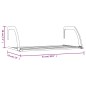vidaXL Tendederos de ropa 2 unidades aluminio 53x33x18 cm vidaXL Tendederos de ropa 2 unidades aluminio 53x33x18 cm