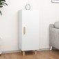 vidaXL Aparador de madera contrachapada blanco 34,5x34x90 cm vidaXL Aparador de madera contrachapada blanco 34,5x34x90 cm