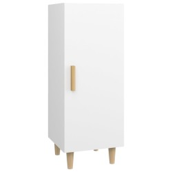 vidaXL Aparador de madera contrachapada blanco 34,5x34x90 cm