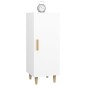 vidaXL Aparador de madera contrachapada blanco 34,5x34x90 cm vidaXL Aparador de madera contrachapada blanco 34,5x34x90 cm