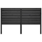 vidaXL Cabecero de cama madera maciza de pino negro 126x4x100 cm vidaXL Cabecero de cama madera maciza de pino negro 126x4x100 cm