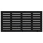 vidaXL Cabecero de cama de pared madera maciza pino negro 146x3x63 cm vidaXL Cabecero de cama de pared madera maciza pino negro 146x3x63 cm