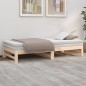 vidaXL Sofá cama extraíble madera maciza de pino 2x(90x190) cm vidaXL Sofá cama extraíble madera maciza de pino 2x(90x190) cm