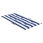 vidaXL Cojines silla de respaldo bajo 2 uds tela a rayas azul y blanco vidaXL Cojines silla de respaldo bajo 2 uds tela a rayas azul y blanco