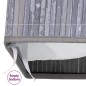 vidaXL Cesta para la ropa sucia de bambú de una sección gris 83 l vidaXL Cesta para la ropa sucia de bambú de una sección gris 83 l