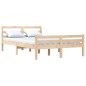 vidaXL Estructura de cama madera maciza 120x190 cm vidaXL Estructura de cama madera maciza 120x190 cm