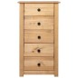 vidaXL Aparador de madera maciza de pino estilo Panamá 46x40x89 cm vidaXL Aparador de madera maciza de pino estilo Panamá 46x40x89 cm