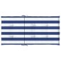 vidaXL Cojines silla de respaldo bajo 2 uds tela a rayas azul y blanco vidaXL Cojines silla de respaldo bajo 2 uds tela a rayas azul y blanco