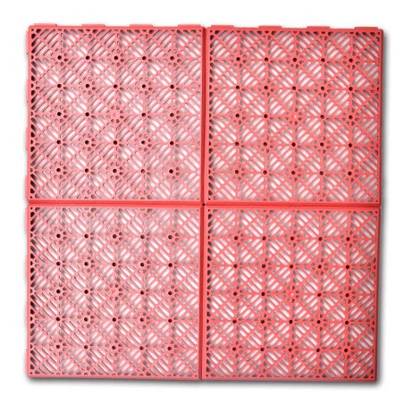 Baldosas de jardín de plástico 24 uds 29x29 cm