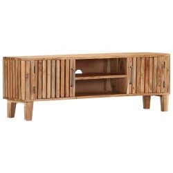 vidaXL Mueble para TV de madera maciza de acacia 130x30x45 cm