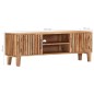 vidaXL Mueble para TV de madera maciza de acacia 130x30x45 cm vidaXL Mueble para TV de madera maciza de acacia 130x30x45 cm