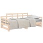 vidaXL Sofá cama extraíble madera maciza de pino 2x(80x200) cm vidaXL Sofá cama extraíble madera maciza de pino 2x(80x200) cm
