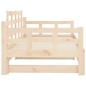 vidaXL Sofá cama extraíble madera maciza de pino 2x(80x200) cm vidaXL Sofá cama extraíble madera maciza de pino 2x(80x200) cm
