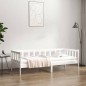 vidaXL Sofá cama madera maciza de pino blanco 90x190 cm vidaXL Sofá cama madera maciza de pino blanco 90x190 cm