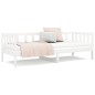 vidaXL Sofá cama madera maciza de pino blanco 90x190 cm vidaXL Sofá cama madera maciza de pino blanco 90x190 cm