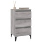 vidaXL Mesita de noche madera contrachapada gris Sonoma 40x35x70 cm vidaXL Mesita de noche madera contrachapada gris Sonoma 40x35x70 cm