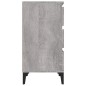 vidaXL Mesita de noche madera contrachapada gris Sonoma 40x35x70 cm vidaXL Mesita de noche madera contrachapada gris Sonoma 40x35x70 cm