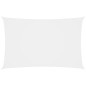 vidaXL Toldo de vela rectangular tela Oxford blanco 5x8 m vidaXL Toldo de vela rectangular tela Oxford blanco 5x8 m