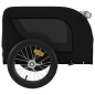 vidaXL Remolque de bicicleta mascotas hierro tela Oxford negro vidaXL Remolque de bicicleta mascotas hierro tela Oxford negro
