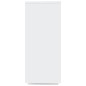 vidaXL Aparador de madera contrachapada blanco 120x30x75 cm