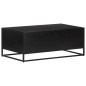 vidaXL Mesa de centro madera de mango rugosa 90x50x35 cm vidaXL Mesa de centro madera de mango rugosa 90x50x35 cm