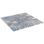 vidaXL Azulejos de mosaico 22 unidades vidrio gris y azul 30x30 cm vidaXL Azulejos de mosaico 22 unidades vidrio gris y azul 30x30 cm