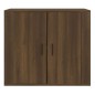 vidaXL Aparador de madera contrachapada marrón roble 80x33x70 cm vidaXL Aparador de madera contrachapada marrón roble 80x33x70 cm