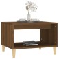 vidaXL Mesa de centro madera contrachapada marrón roble 60x50x40 cm vidaXL Mesa de centro madera contrachapada marrón roble 60x50x40 cm