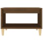 vidaXL Mesa de centro madera contrachapada marrón roble 60x50x40 cm vidaXL Mesa de centro madera contrachapada marrón roble 60x50x40 cm