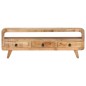 vidaXL Mueble para TV de madera maciza de mango rugosa 117x30x41 cm