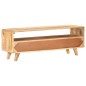 vidaXL Mueble para TV de madera maciza de mango rugosa 117x30x41 cm