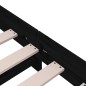 vidaXL Cama apilable de madera pino maciza negro 80x200 cm