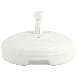 vidaXL Base de sombrilla rellenable arena/agua ratán de plástico 20 L
