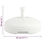 vidaXL Base de sombrilla rellenable arena/agua ratán de plástico 20 L vidaXL Base de sombrilla rellenable arena/agua ratán de plástico 20 L