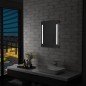vidaXL Espejo de pared de baño con LED y estante 50x70 cm vidaXL Espejo de pared de baño con LED y estante 50x70 cm