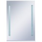vidaXL Espejo de pared de baño con LED y estante 50x70 cm vidaXL Espejo de pared de baño con LED y estante 50x70 cm