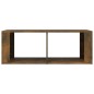vidaXL Mesa de centro madera contrachapada roble ahumado 100x50x36 cm vidaXL Mesa de centro madera contrachapada roble ahumado 100x50x36 cm