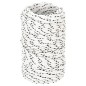 vidaXL Cuerda para barco trenzada poliéster blanco 2 mm x 50 m vidaXL Cuerda para barco trenzada poliéster blanco 2 mm x 50 m