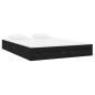 vidaXL Estructura de cama doble pequeña madera maciza negro 120x190 cm
